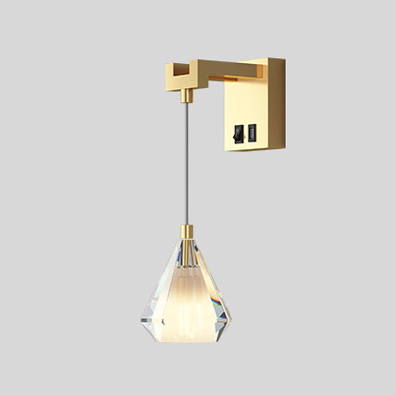 Tombra geométrica 1 Luz de la pared de luz Luz de la pared de la pared de estilo moderno