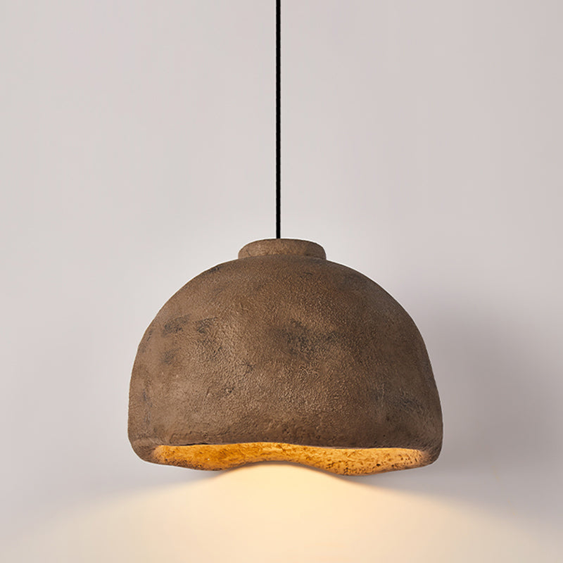 Plastic Bowl Shade Hanging Lights Modern Style 1 Head Hanging Mount Montage voor restaurant