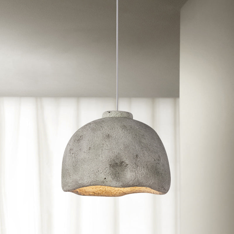 Plastic Bowl Shade Hanging Lights Modern Style 1 Head Hanging Mount Montage voor restaurant