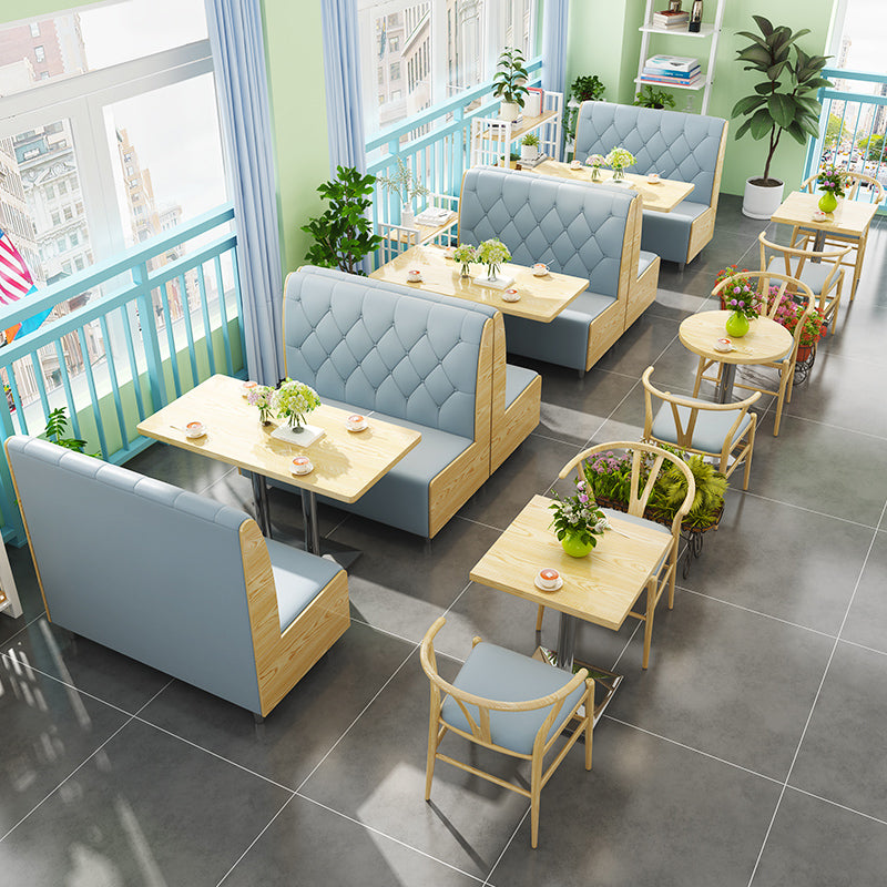 Industrial Style Dining Table Home Kitchen Dinner Furniture with Metal Base