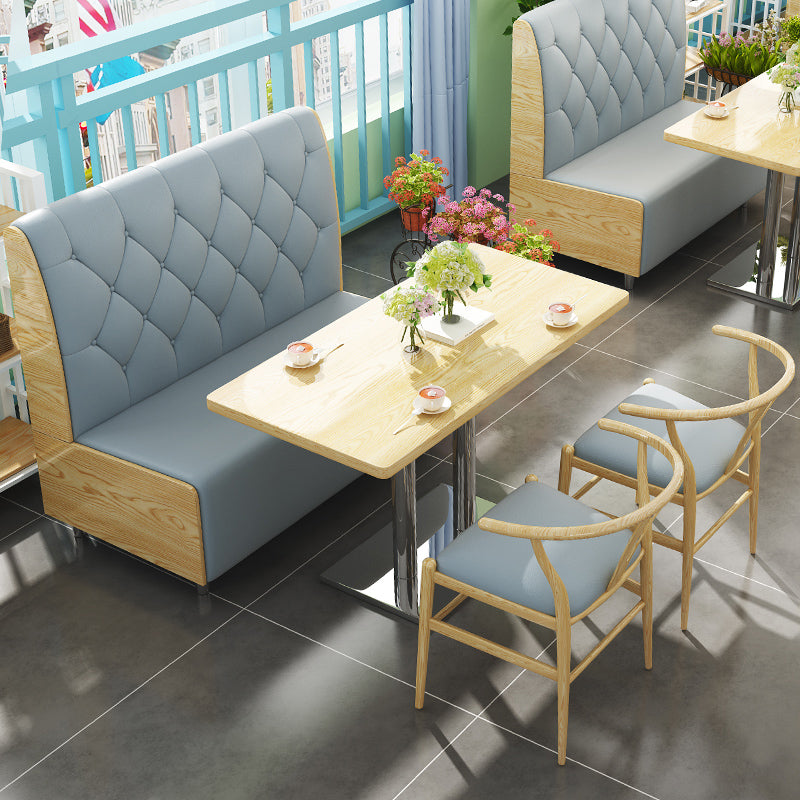 Industrial Style Dining Table Home Kitchen Dinner Furniture with Metal Base