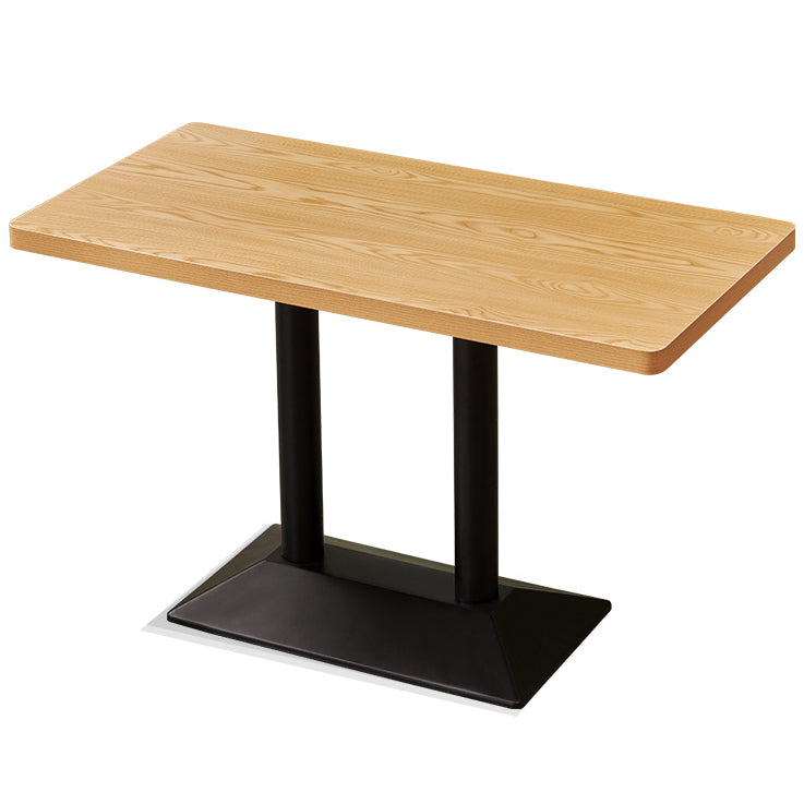 Industrial Style Dining Table Home Kitchen Dinner Furniture with Metal Base