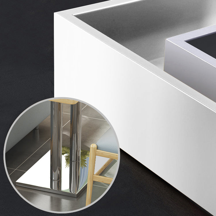 Industrial Style Dining Table Home Kitchen Dinner Furniture with Metal Base