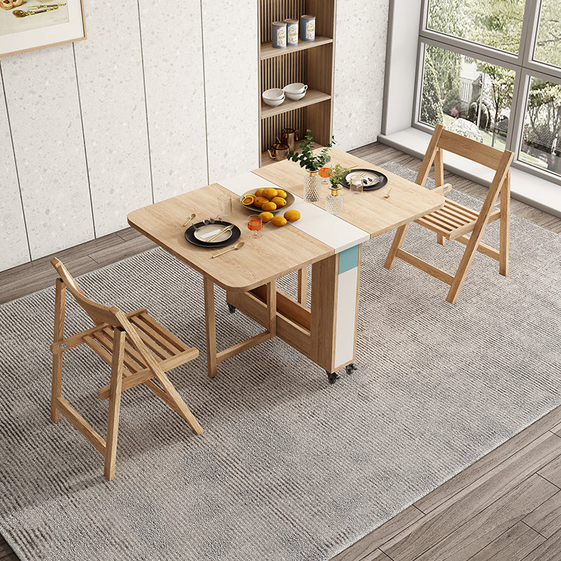Mid-Century Modern Dining Table Pedestal Base Table for Dining Room,47.2"L x 37.5"L x 28.9"H