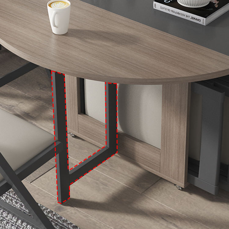 Round Mid-Century Modern Dining Table Pedestal Base Table for Dining Room(only table)
