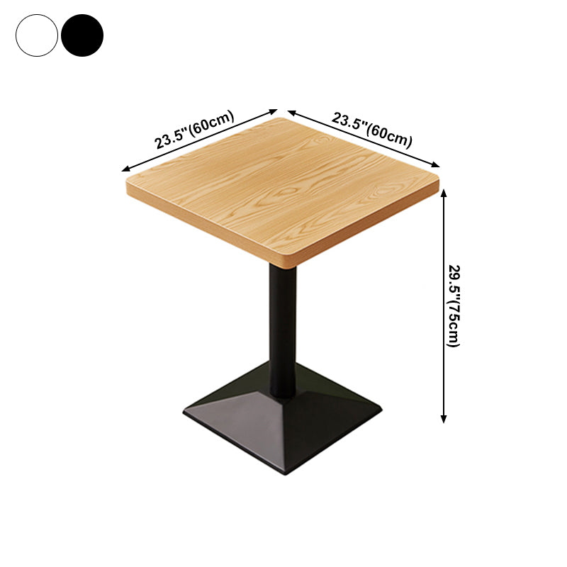 Industrial Dining Room Table Home Kitchen Dinner Furniture with Metal Base