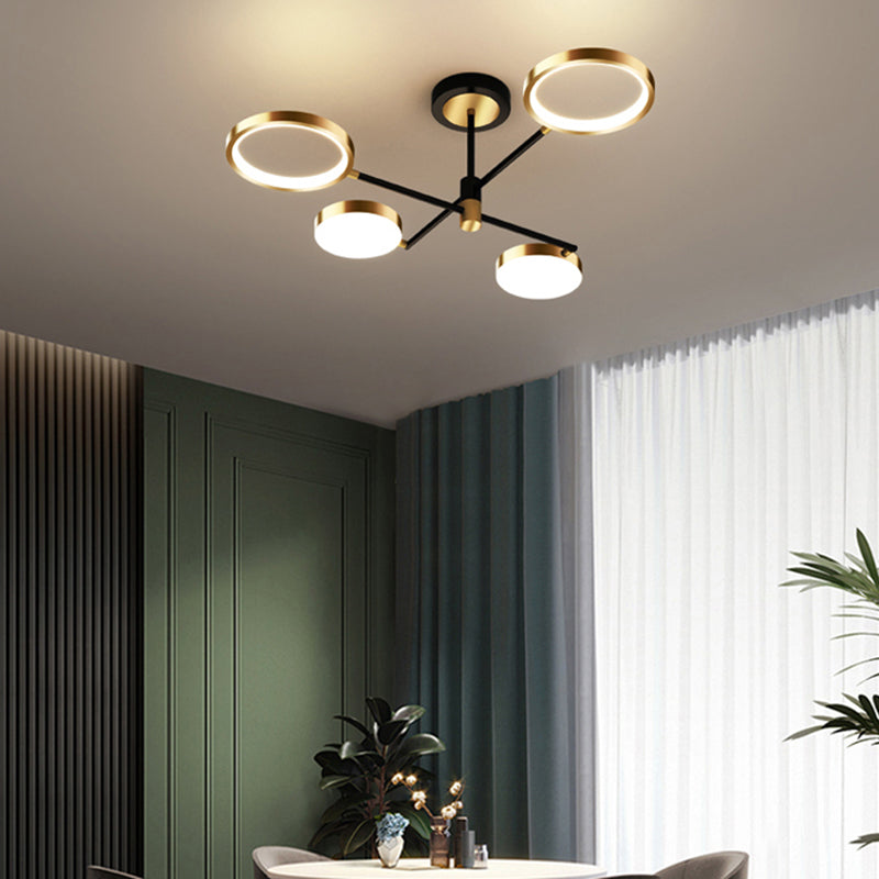 Apparecchio da incasso multitesta Moderne plafoniere a LED da incasso per sala da pranzo