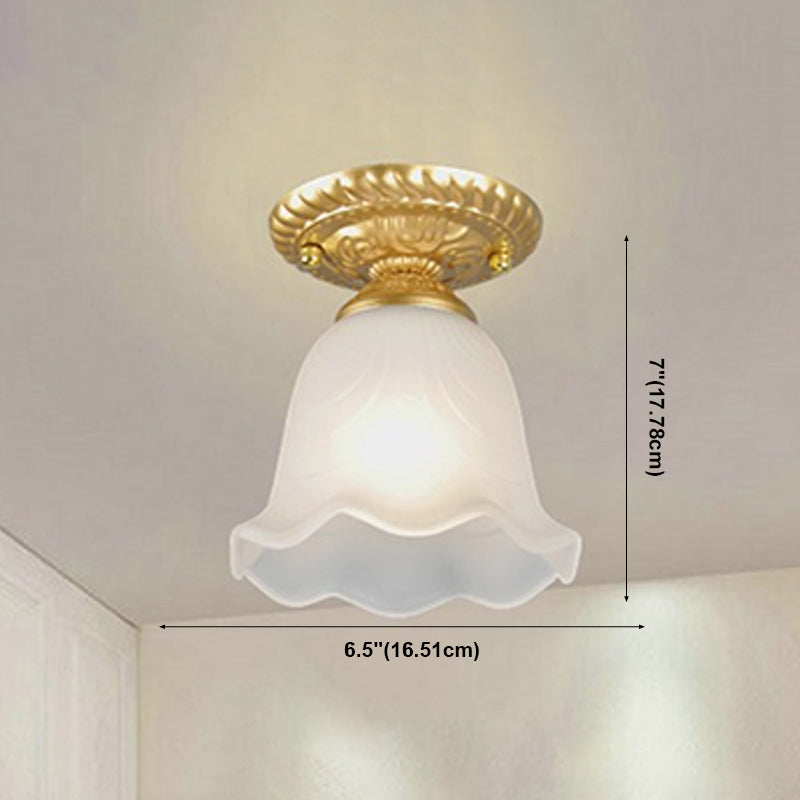 Lampada da soffitto per uso domestico Lampada moderna da incasso con paralume in vetro