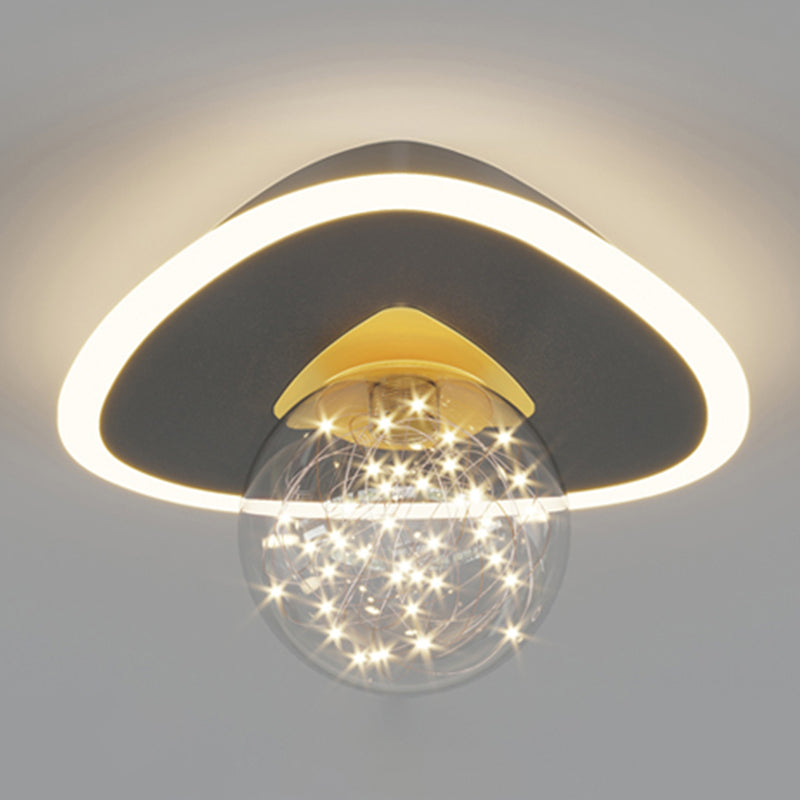 Moderne Deckenleuchte mit 2 Lichtern, LED-Deckenleuchte für die Deckenmontage