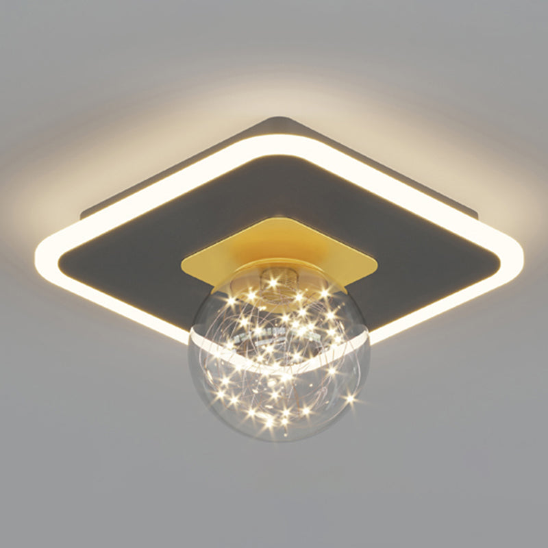 Modern Flush Ceiling Lighting 2 Lights LED Flush Mount Ceiling Light Fixtures