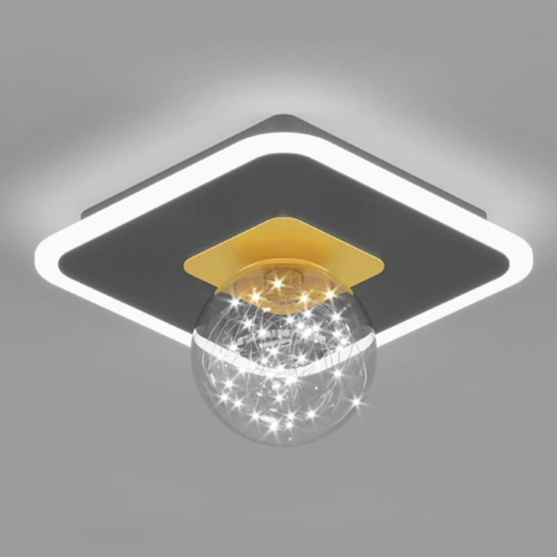 Modern Flush Ceiling Lighting 2 Lights LED Flush Mount Ceiling Light Fixtures