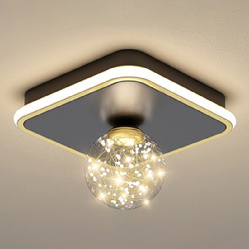 Modern Flush Ceiling Lighting 2 Lights LED Flush Mount Ceiling Light Fixtures
