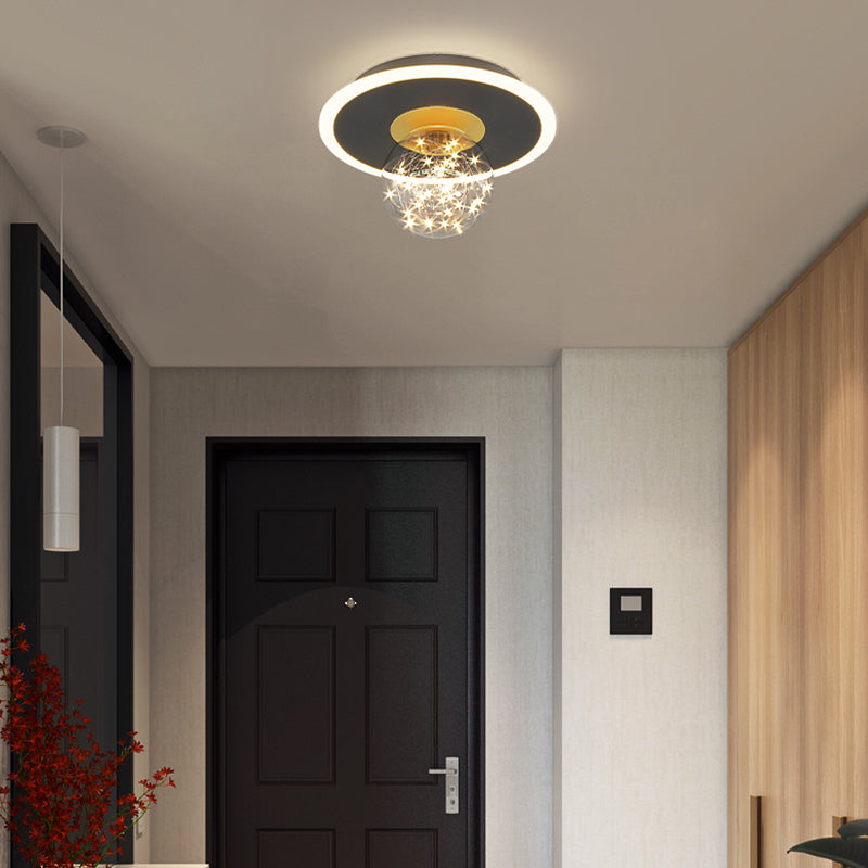 Modern Flush Ceiling Lighting 2 Lights LED Flush Mount Ceiling Light Fixtures