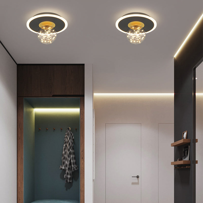 Moderne Deckenleuchte mit 2 Lichtern, LED-Deckenleuchte für die Deckenmontage