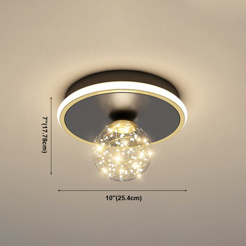 Modern Flush Ceiling Lighting 2 Lights LED Flush Mount Ceiling Light Fixtures