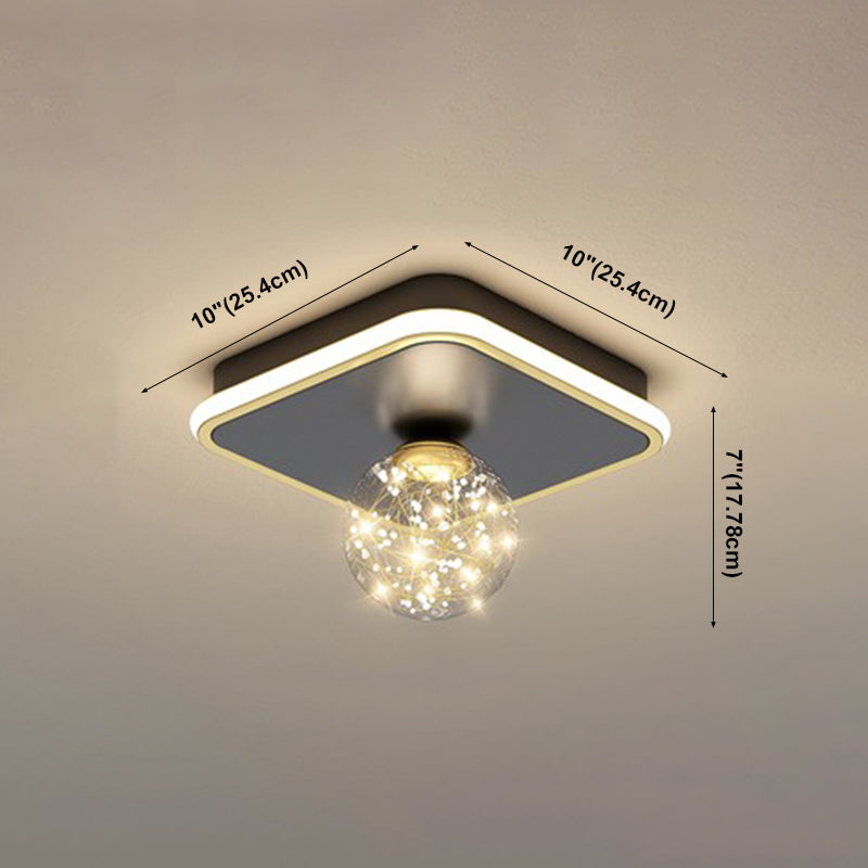 Modern Flush Ceiling Lighting 2 Lights LED Flush Mount Ceiling Light Fixtures