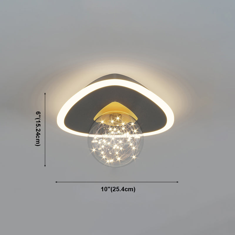 Modern Flush Ceiling Lighting 2 Lights LED Flush Mount Ceiling Light Fixtures