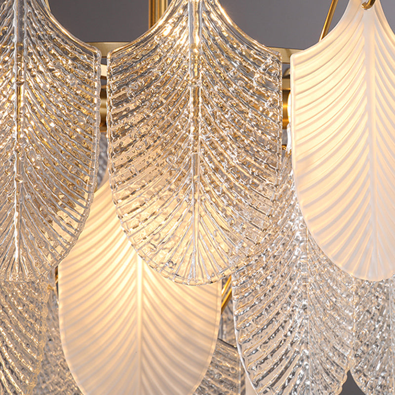 Modern Glass Island Chandelier Lights Minimalism Living Room Suspension Light