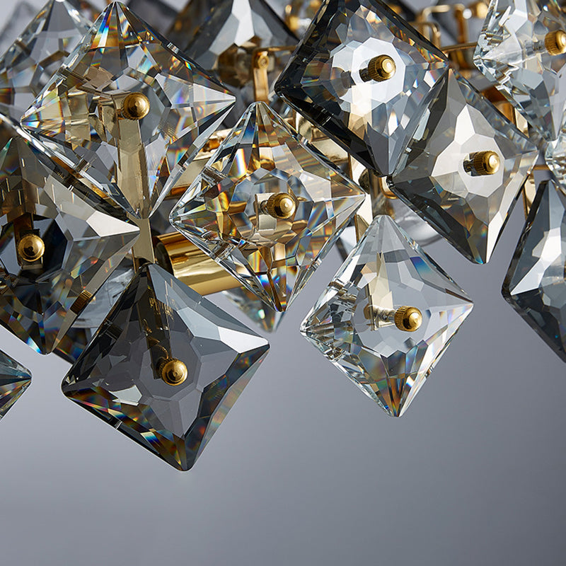 Modern Dining Pendant Lamp Fixture Kitchen Dining Room Crystal Hanging Lamp