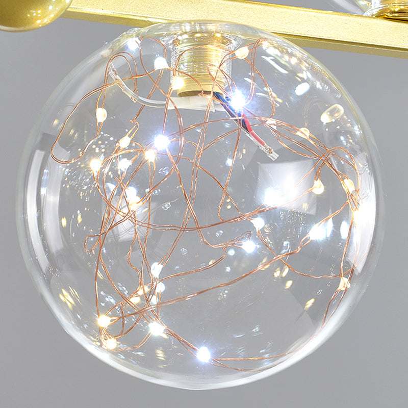 Modern Dining Pendant Lamp Fixture Kitchen Dining Room Glass Shade Hanging Light