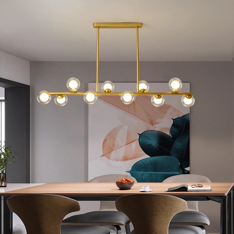 Modern Style Dining Pendant Lamp Fixture Kitchen Dining Room Glass Shade Hanging Light