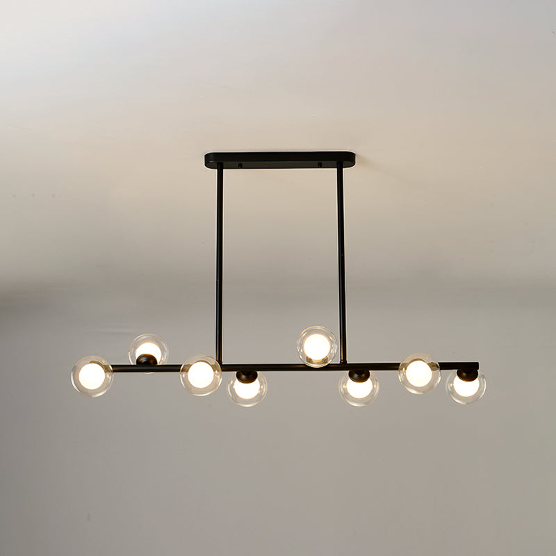 Modern Style Dining Pendant Lamp Fixture Kitchen Dining Room Glass Shade Hanging Light