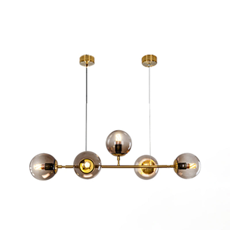 Modern Style Dining Pendant Lamp Kitchen Dining Room Glass Shade Hanging Light Fixture