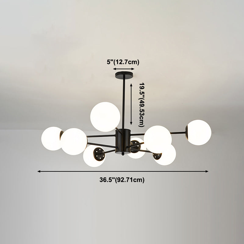 Globe kroonluchter verlichtingsarmaturen moderne multi-head suspensie hanger lampen