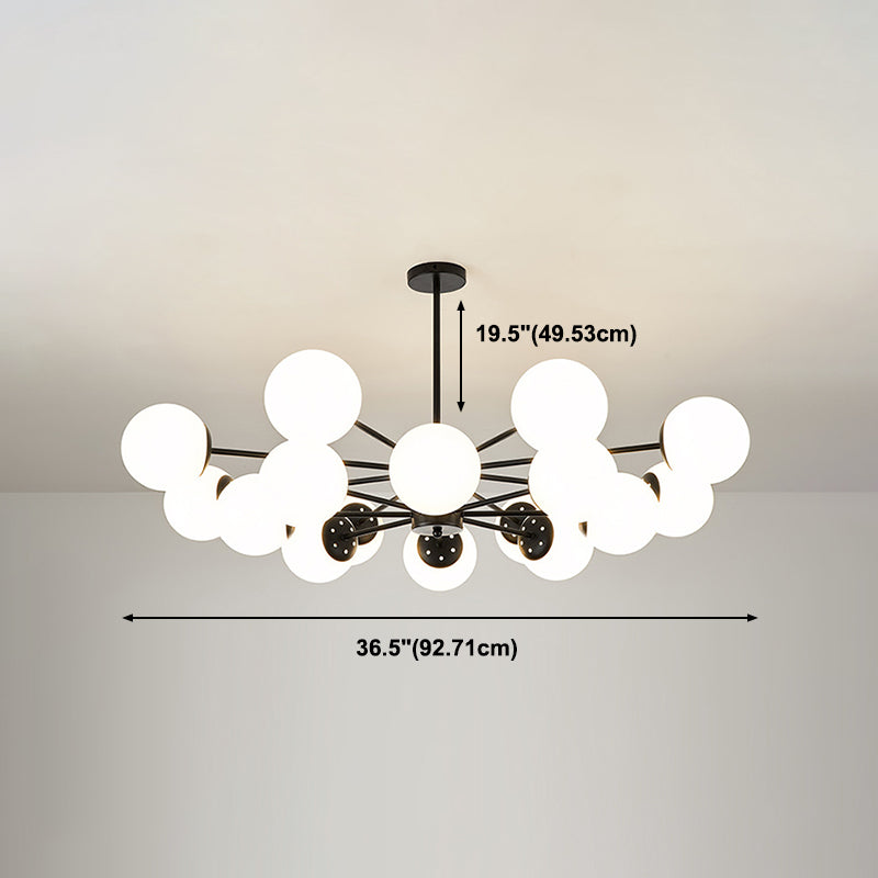Globe kroonluchter verlichtingsarmaturen moderne multi-head suspensie hanger lampen