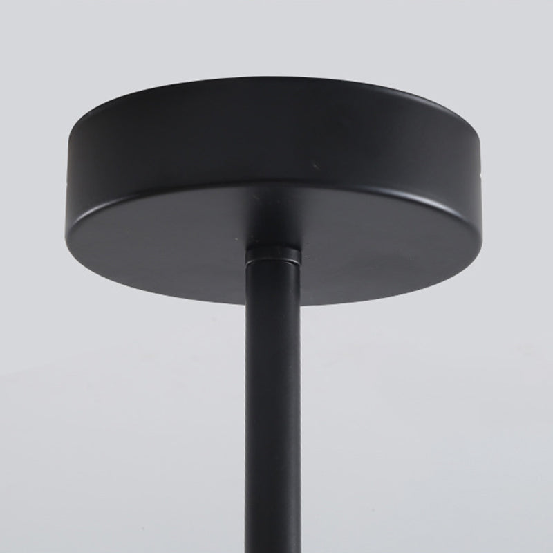 Lustre de style moderne industriel metal salon de plafond