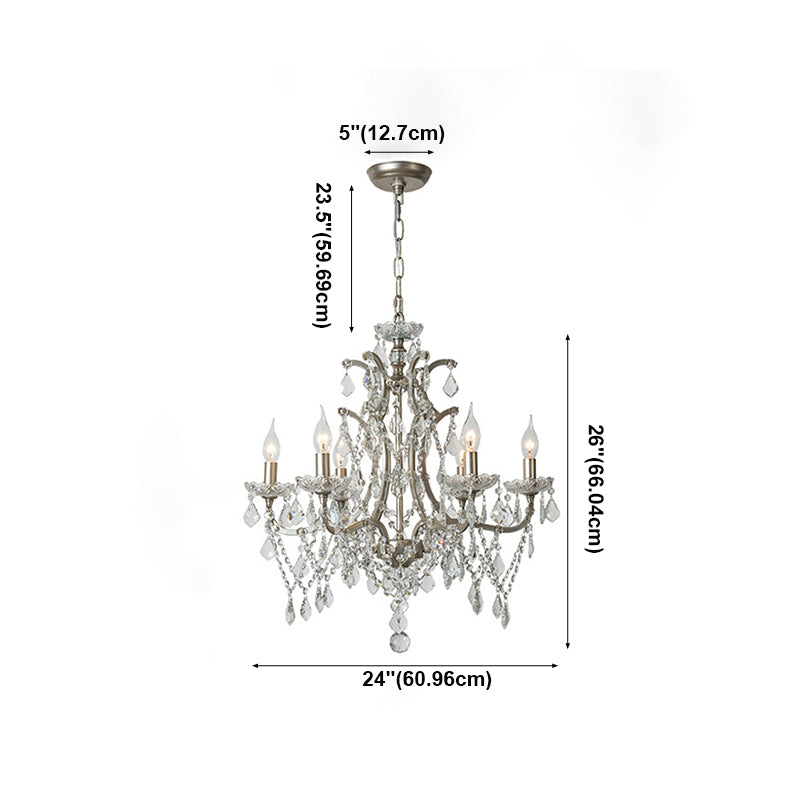 Luminaires de lustre en métal de style américain