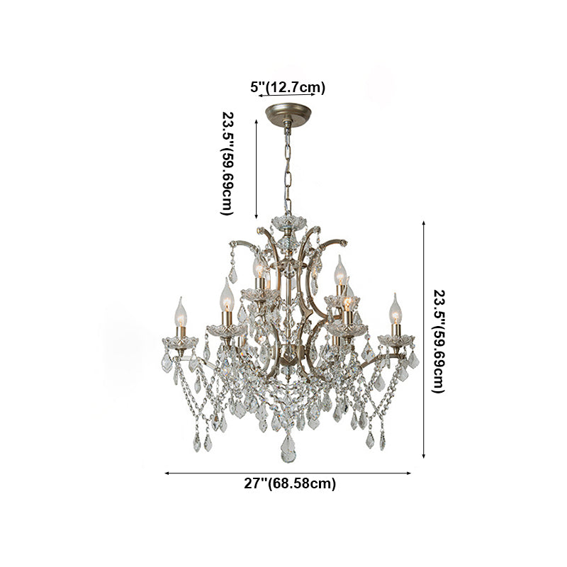 Luminaires de lustre en métal de style américain