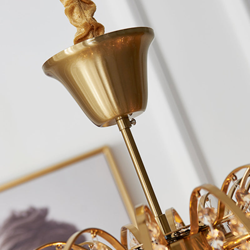 American Style Chandelier Light Fixtures Multi-Head Suspension Pendant Lamps