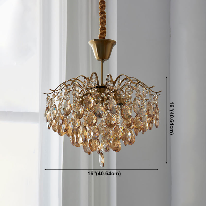American Style Chandelier Light Fixtures Multi-Head Suspension Pendant Lamps