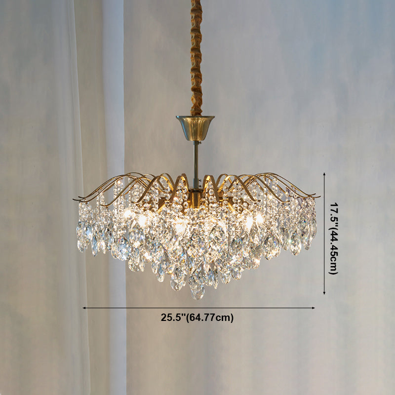 American Style Chandelier Light Fixtures Multi-Head Suspension Pendant Lamps