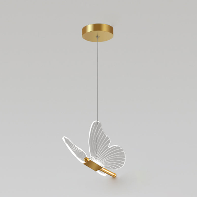 Vlindervormige suspensie hanger eigentijdse hangende hanglampen voor slaapkamer