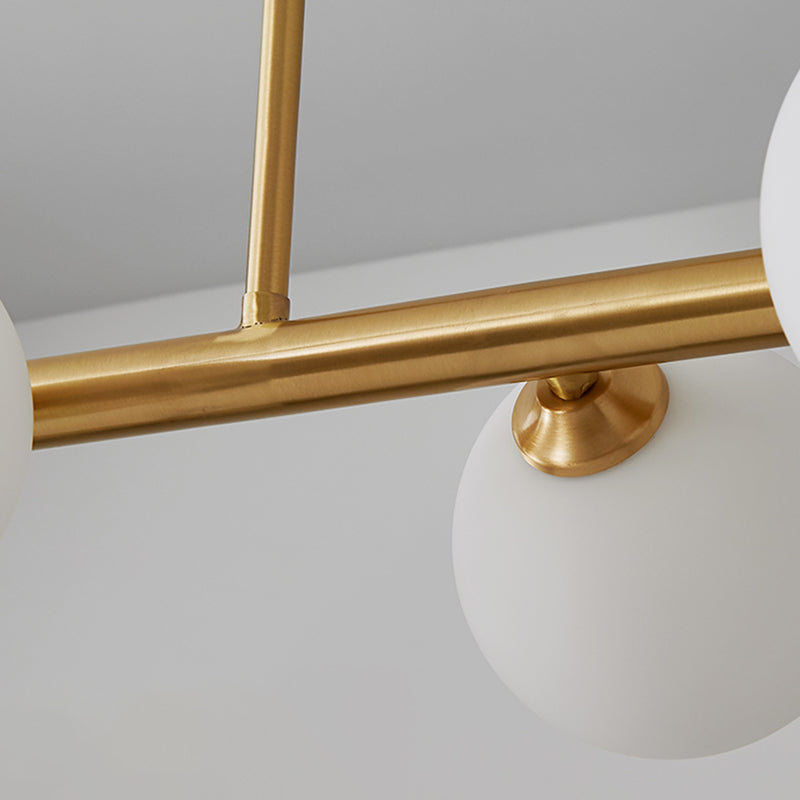 Modern Ball Pendant Lighting Glass Island Lamp for Dining Room