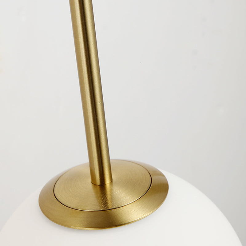 Glass Ball Shade Wall Lighting Modern Style Single Light Wall Mounted Light Fixture