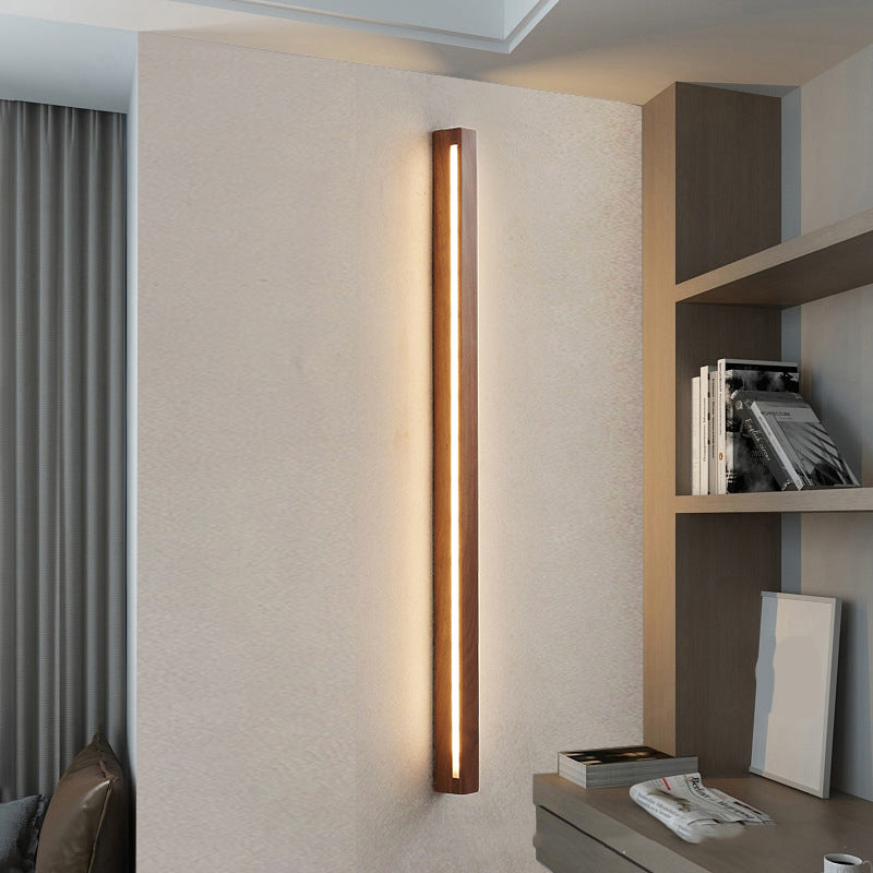 Lámparas de pared lineales contemporáneas de metal 2 luces lámpara de montaje de pared