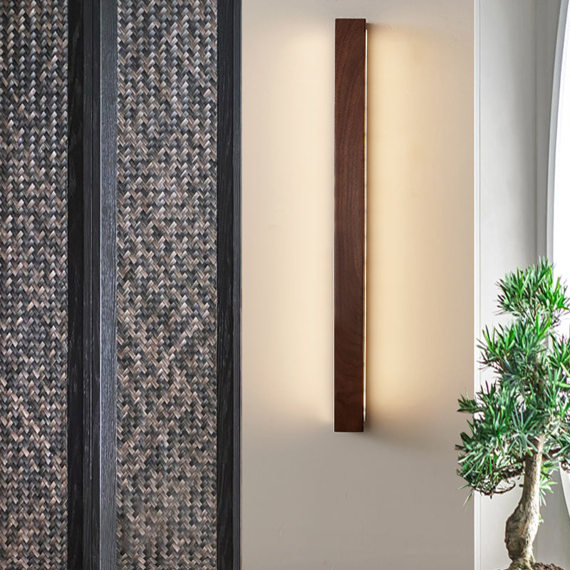 Lámparas de pared lineales contemporáneas de metal 2 luces lámpara de montaje de pared