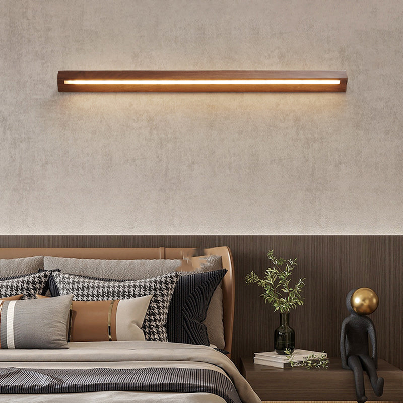 Lámparas de pared lineales contemporáneas de metal 2 luces lámpara de montaje de pared