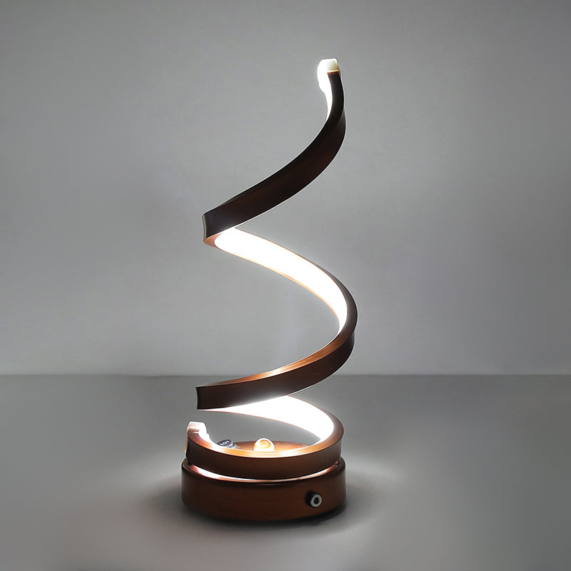 Linear Nightstand Lamp Contemporary Metal Nightstand Lamps for Bedroom and Club