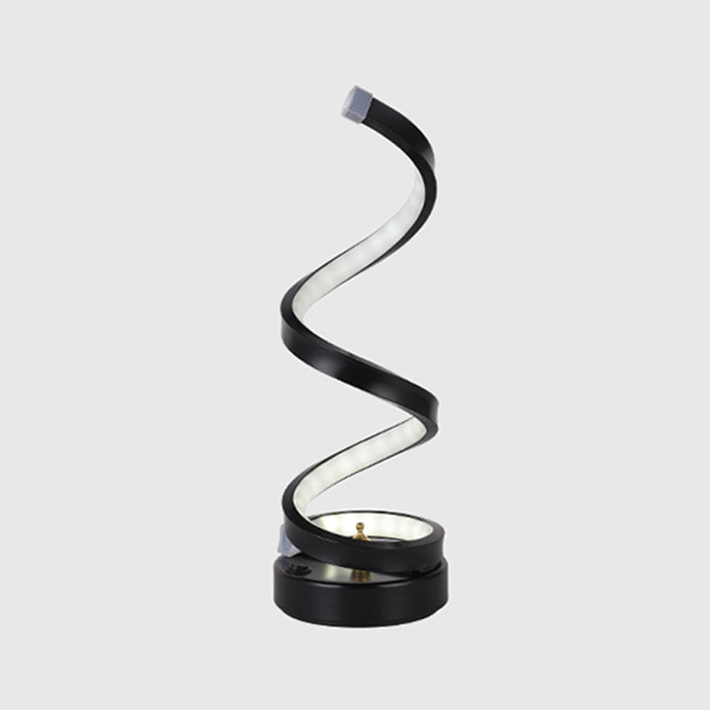 Linear Nightstand Lamp Contemporary Metal Nightstand Lamps for Bedroom and Club