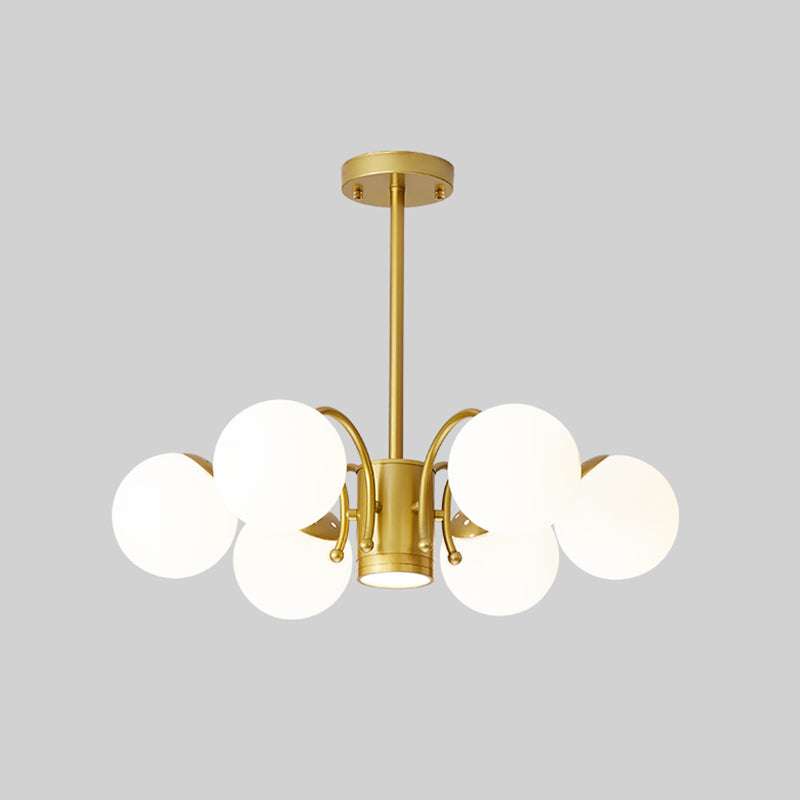 Modern Chandelier Light Fixtures Metal Global Hanging Lamp for Dining Room