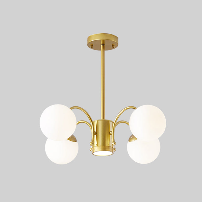 Modern Chandelier Light Fixtures Metal Global Hanging Lamp for Dining Room