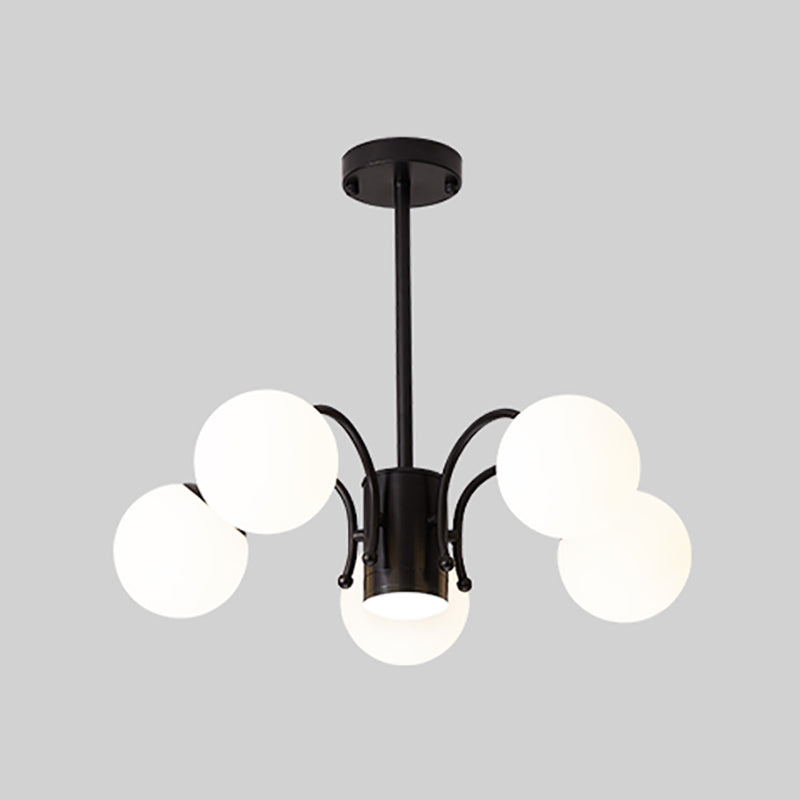 Modern Chandelier Light Fixtures Metal Global Hanging Lamp for Dining Room