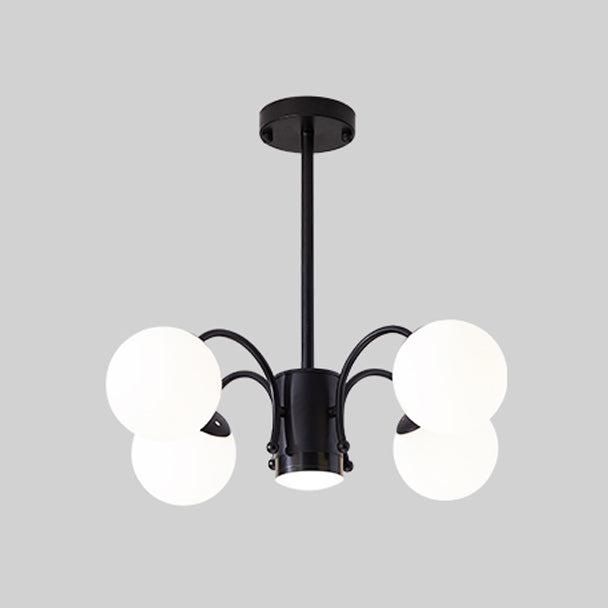 Modern Chandelier Light Fixtures Metal Global Hanging Lamp for Dining Room