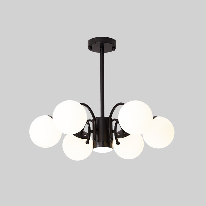 Modern Chandelier Light Fixtures Metal Global Hanging Lamp for Dining Room