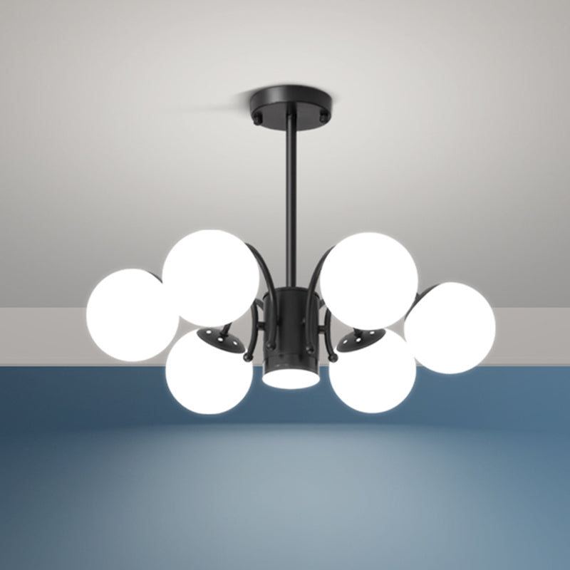 Modern Chandelier Light Fixtures Metal Global Hanging Lamp for Dining Room