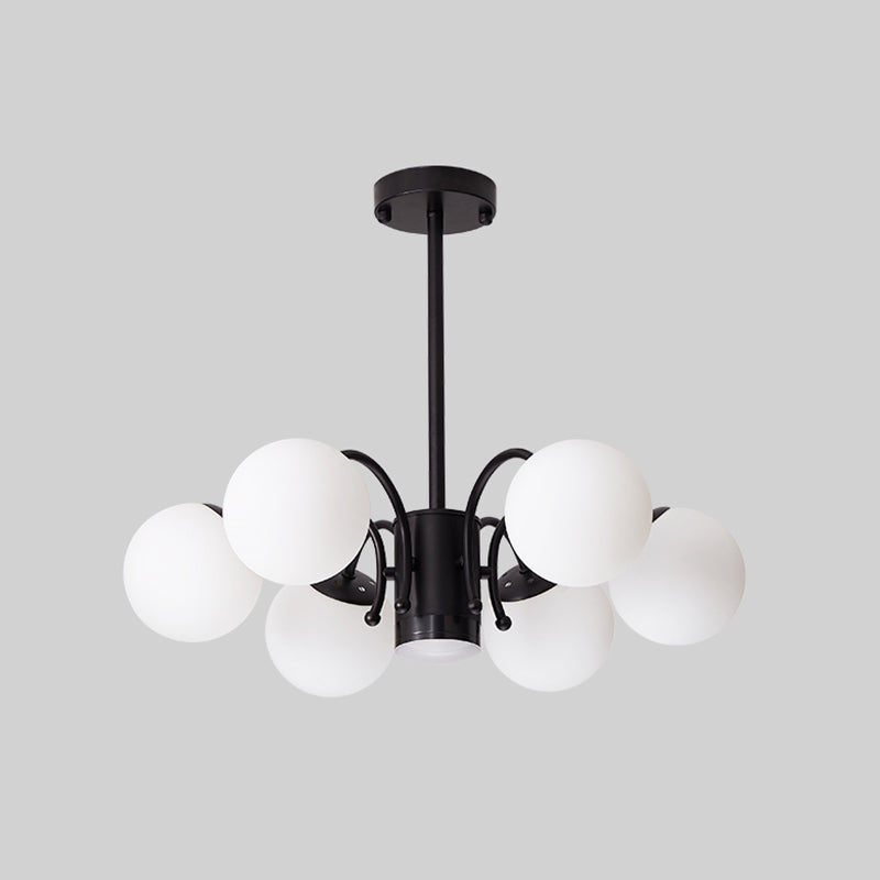 Modern Chandelier Light Fixtures Metal Global Hanging Lamp for Dining Room